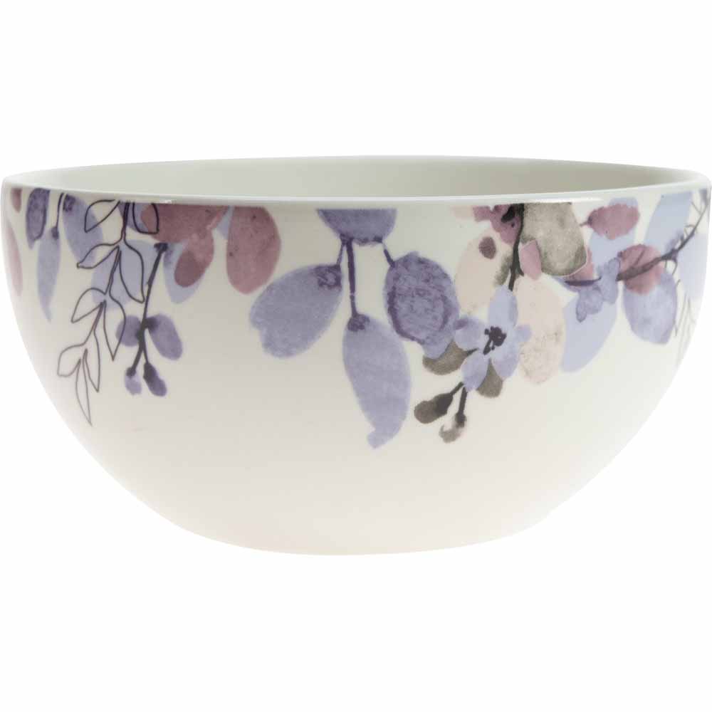 Wilko Midnight Floral Bowl Image 1