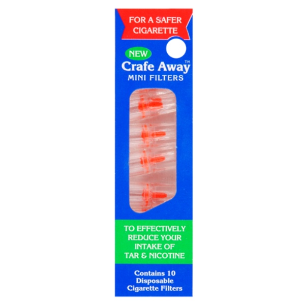 Crafe Away Mini Cigarette Filters 10 pack Image
