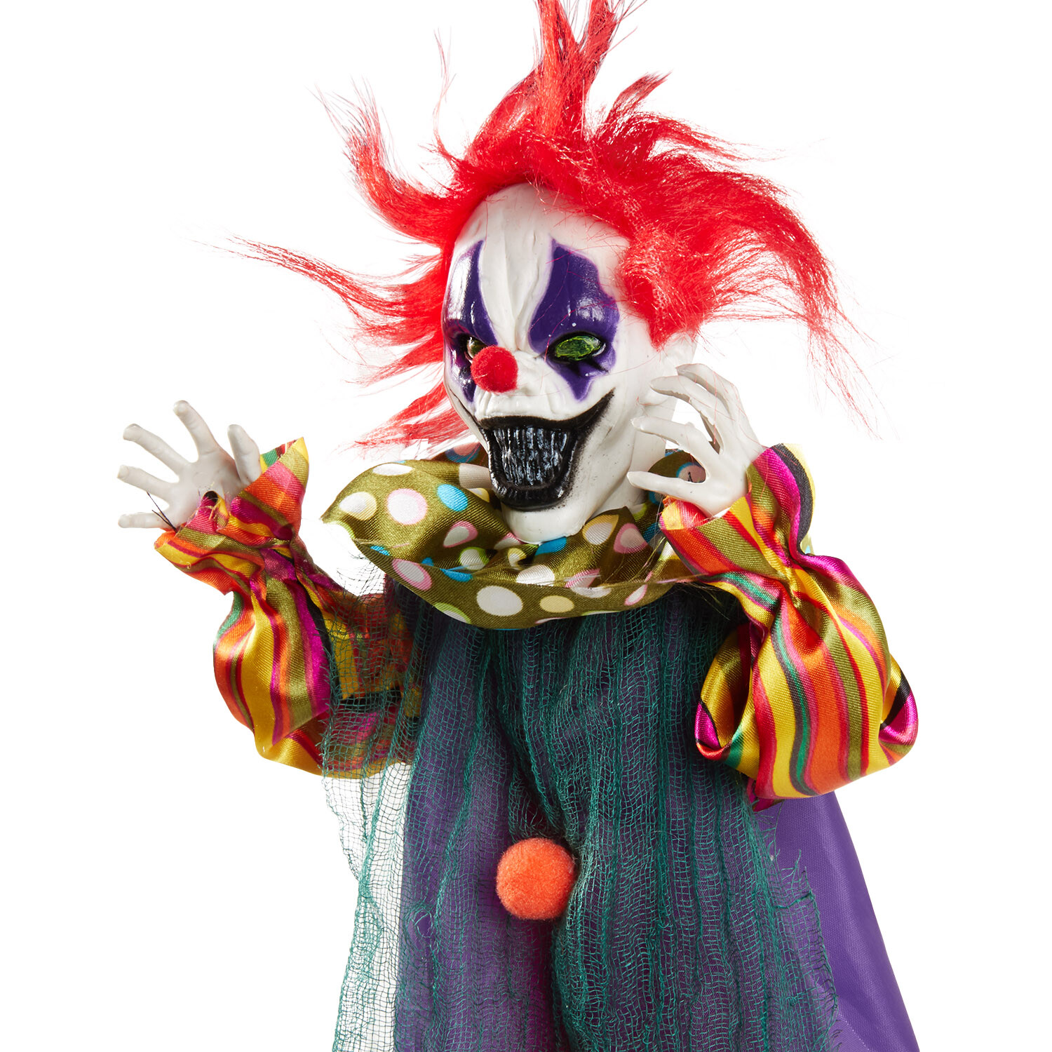 Spooky Hanging Clown Multicolour Image 8