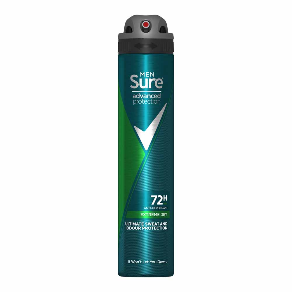 Sure For Men Antiperspirant Extreme Dry Ant UK 200ml Wilko