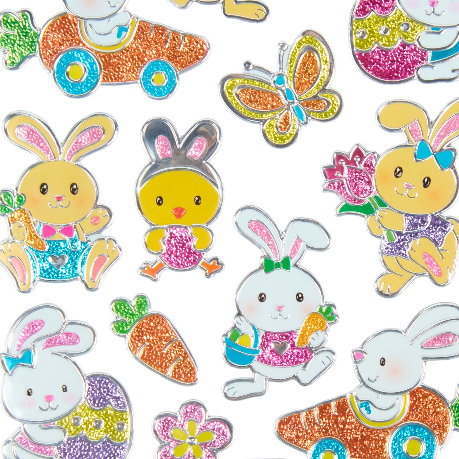 Easter Embossed Stickers Image 7