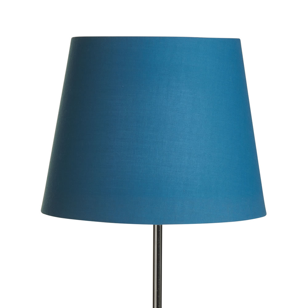 Wilko 22cm Tapered Teal Light Shade Image 4