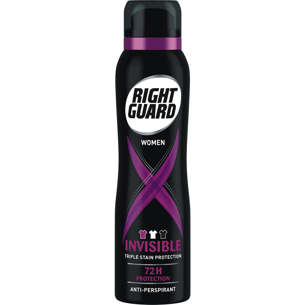 Right Guard Women Invisible Anti-Perspirant Deodorant 150ml Image