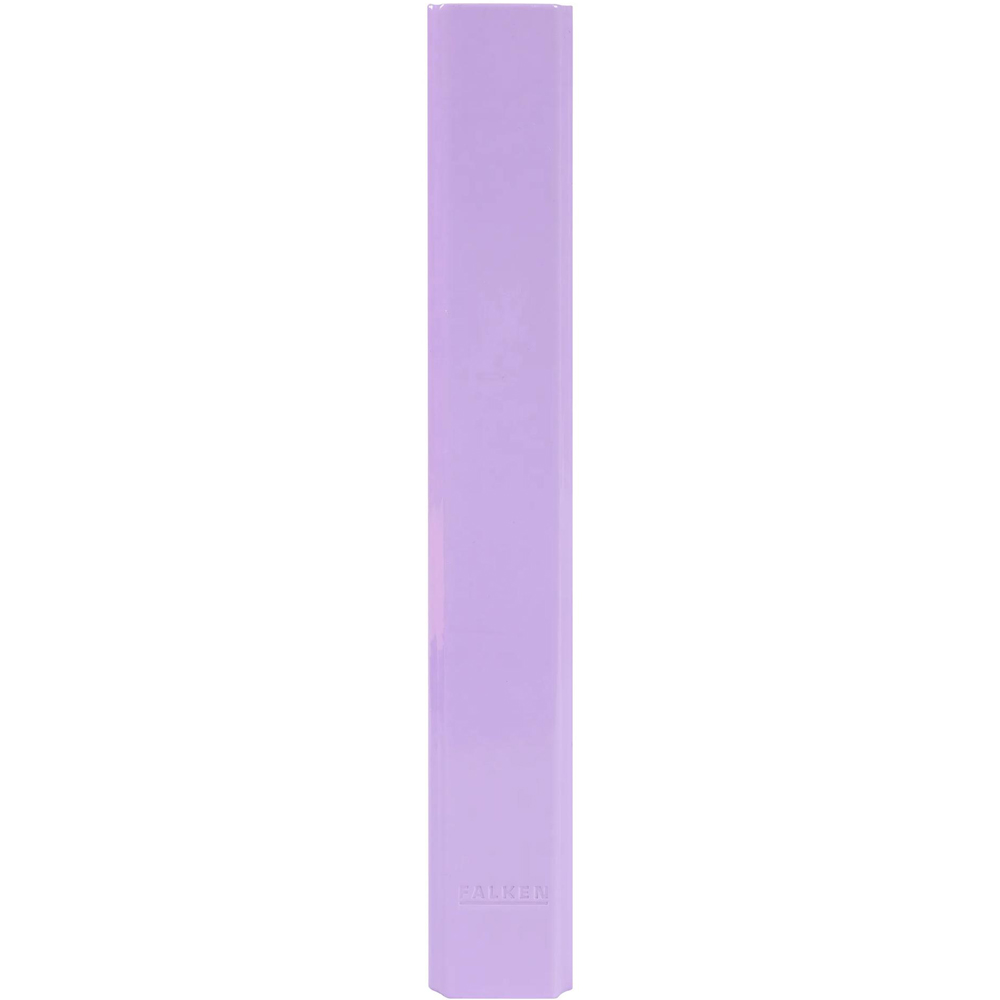 Exacompta Aquarel Mauve Plastic Coated Ring Binder 25mm 10 Pack Image 3