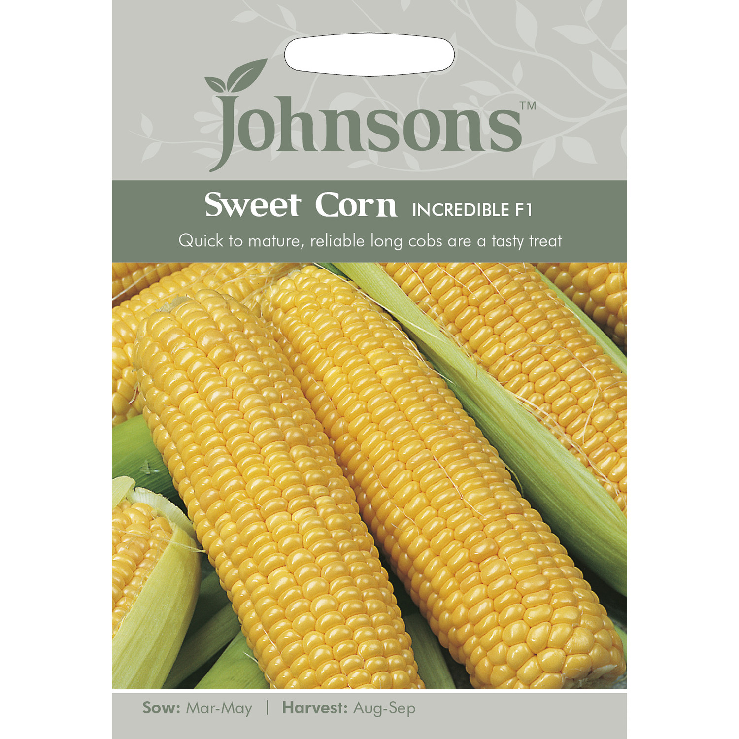 Johnsons Incredible F1 Sweet Corn Seeds Image 2