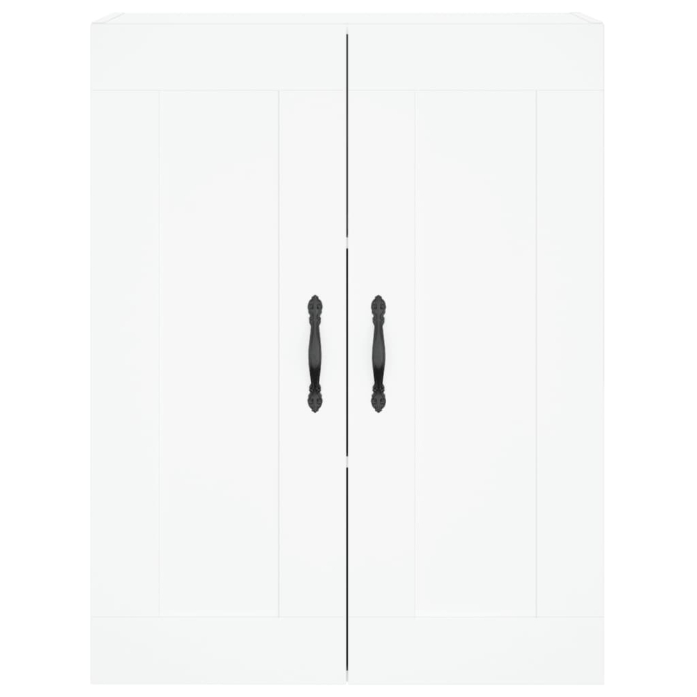 vidaXL 4 Door White Highboard Image 6