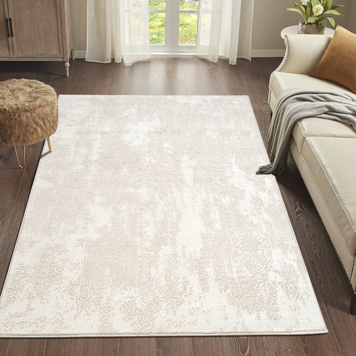 Eden Deluxe Rug Cream 200cm Image 2