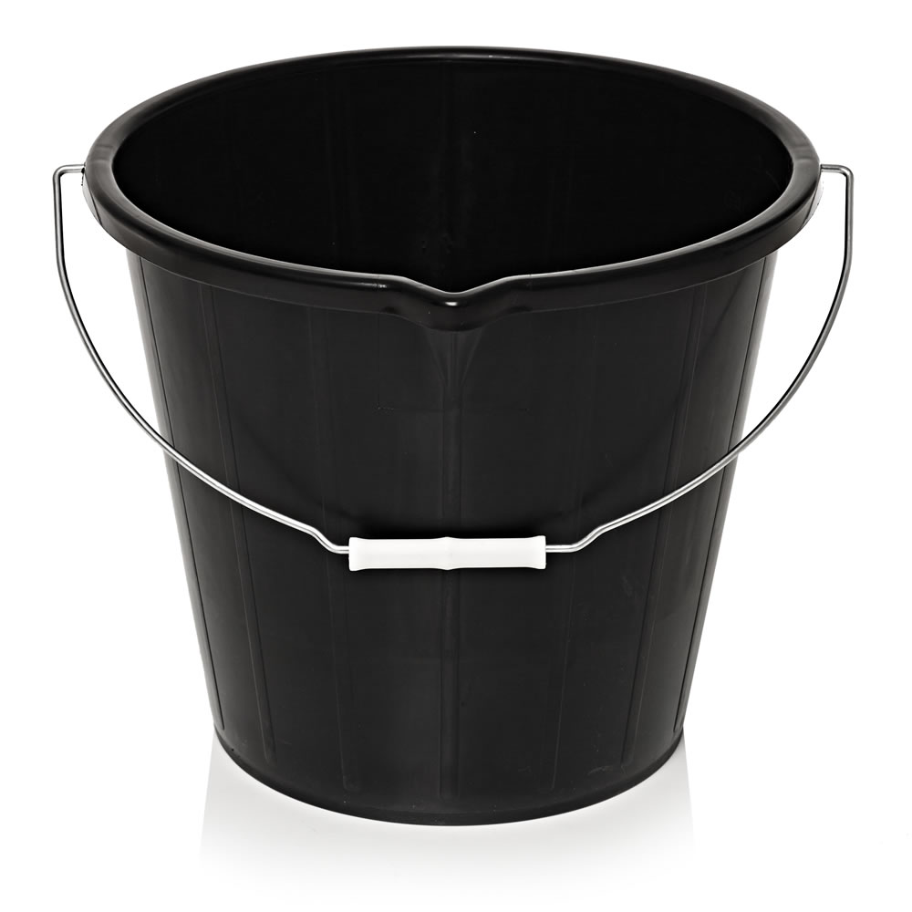 Black Large Bucket 14.5L Image