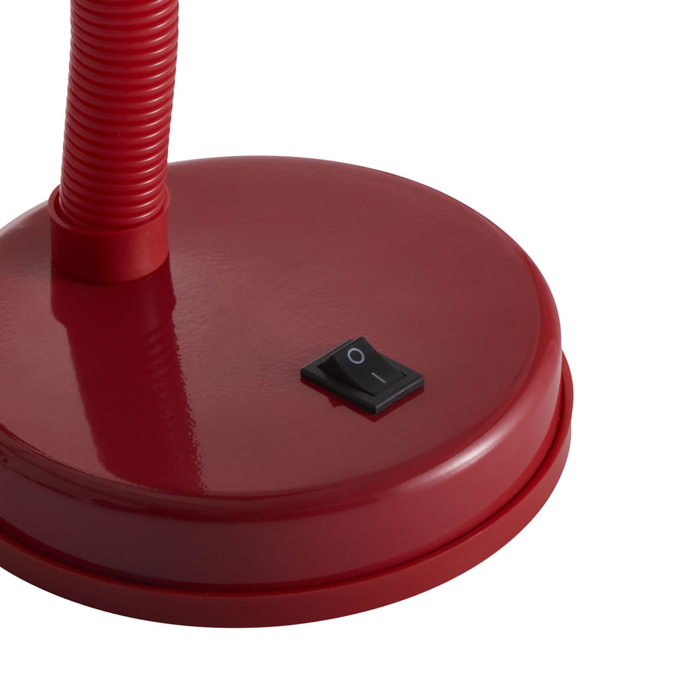 Wilko Red Desk Lamp Wilko