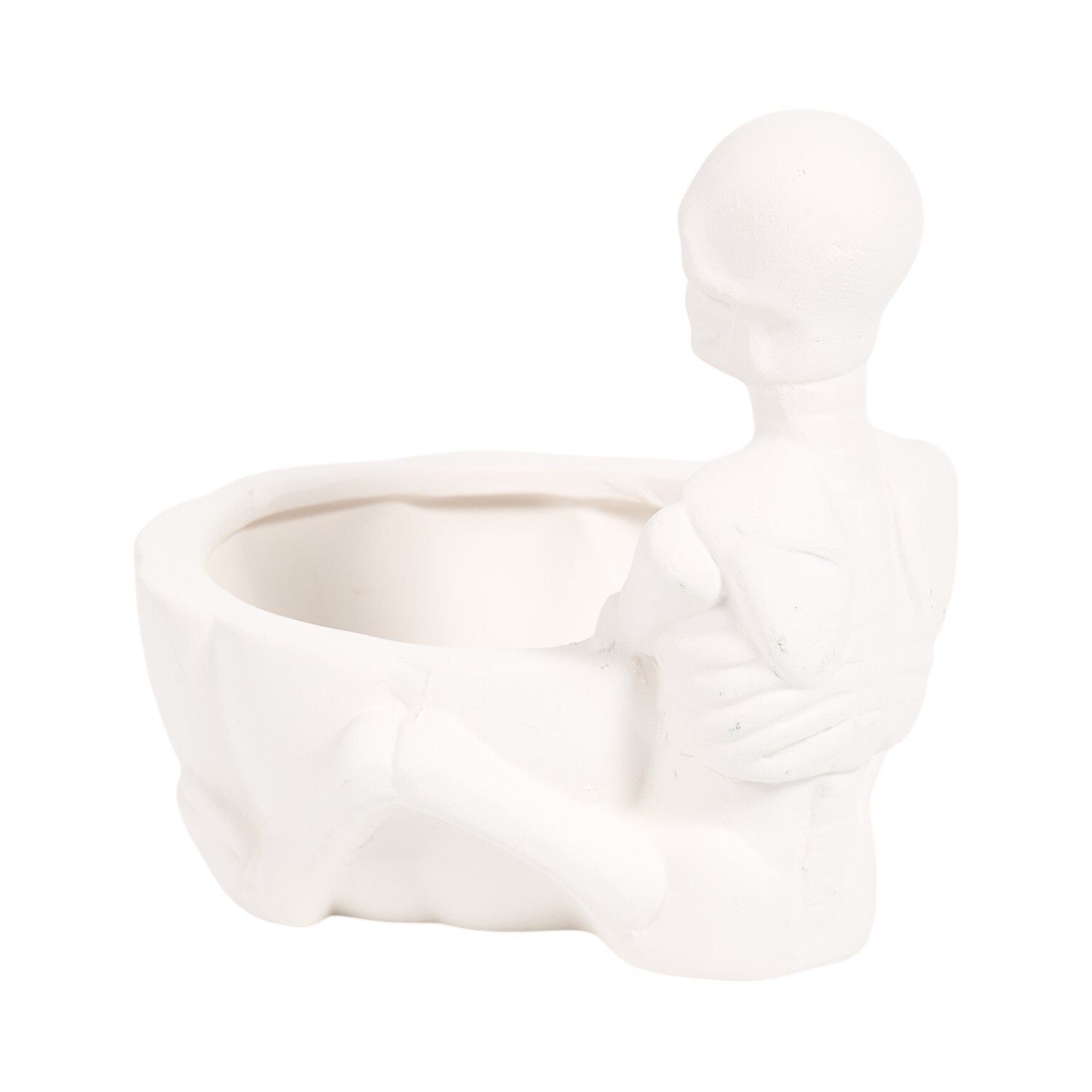 Paint Your Own Ceramic Skeleton Bowl Image 3