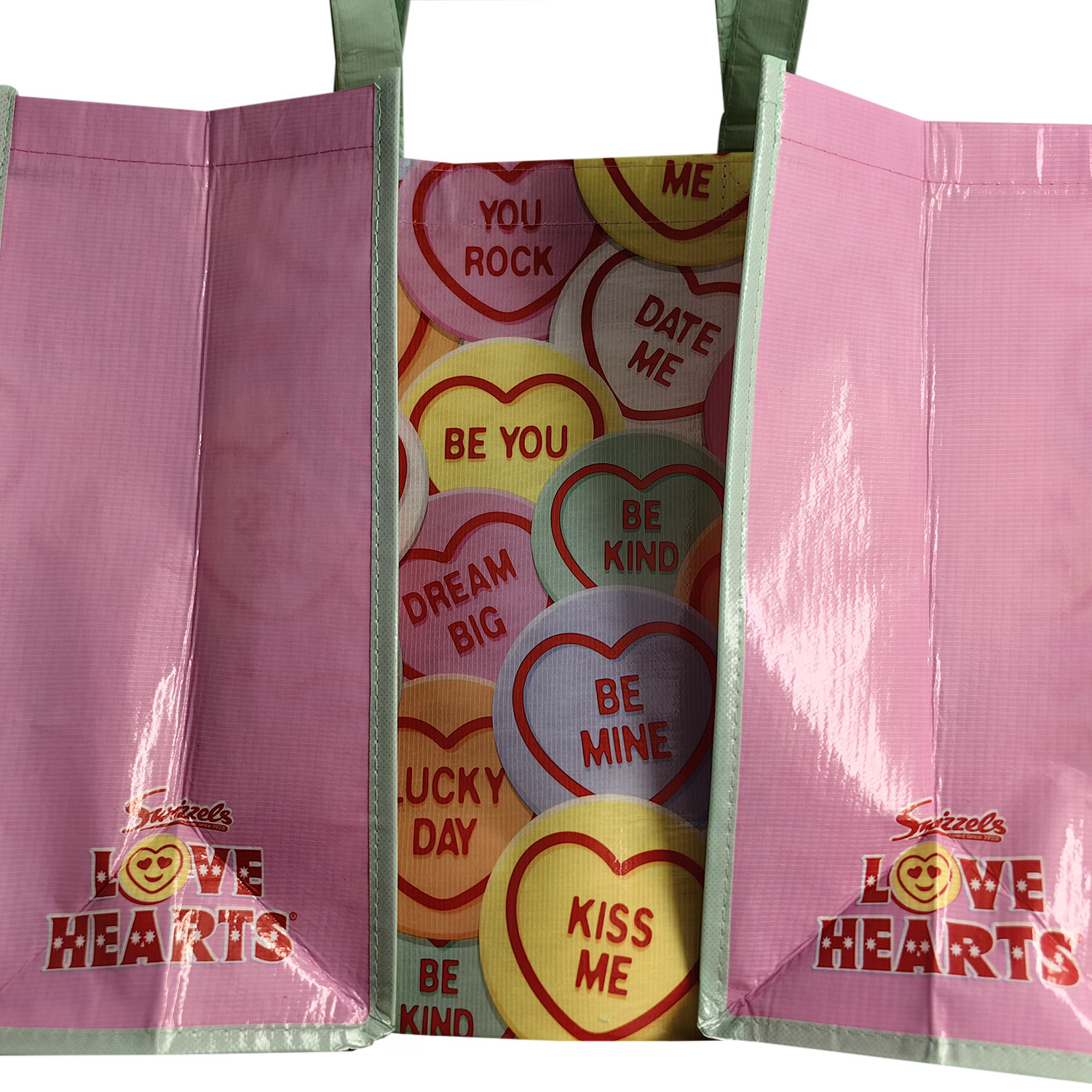 Love Hearts Shopper Bag - Pink Image 3