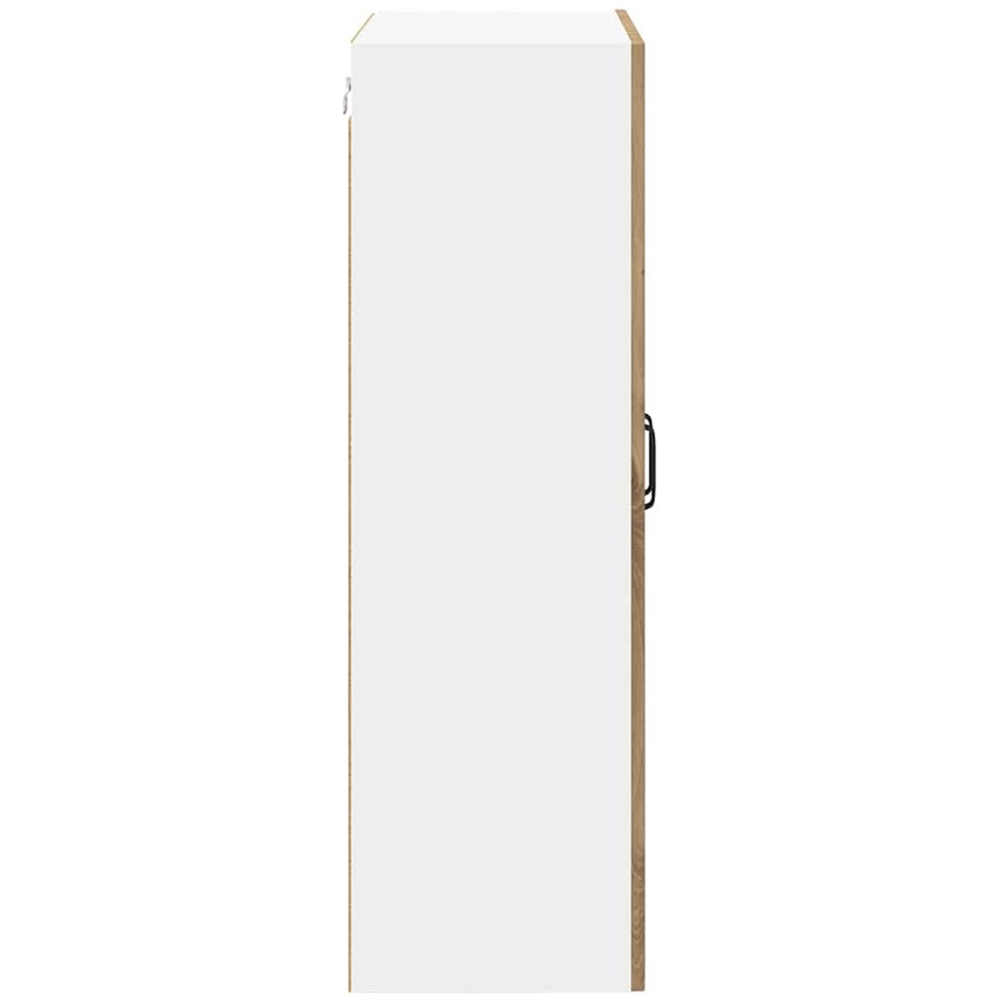 vidaXL 2 Glass Door Artisan Oak Kitchen Wall Cabinet Image 6