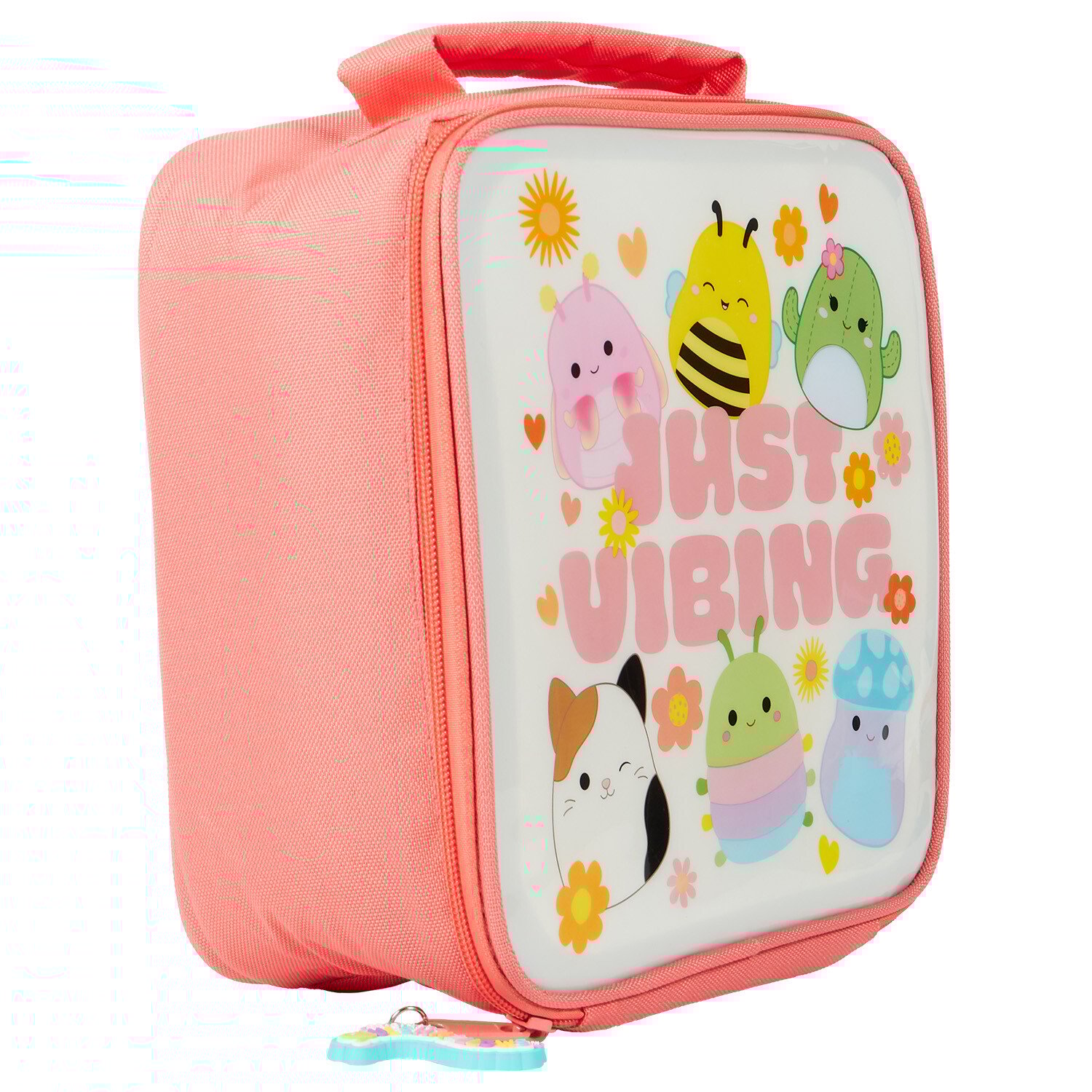 Squishmallows Pink Lunch Bag Pink and White Image 2