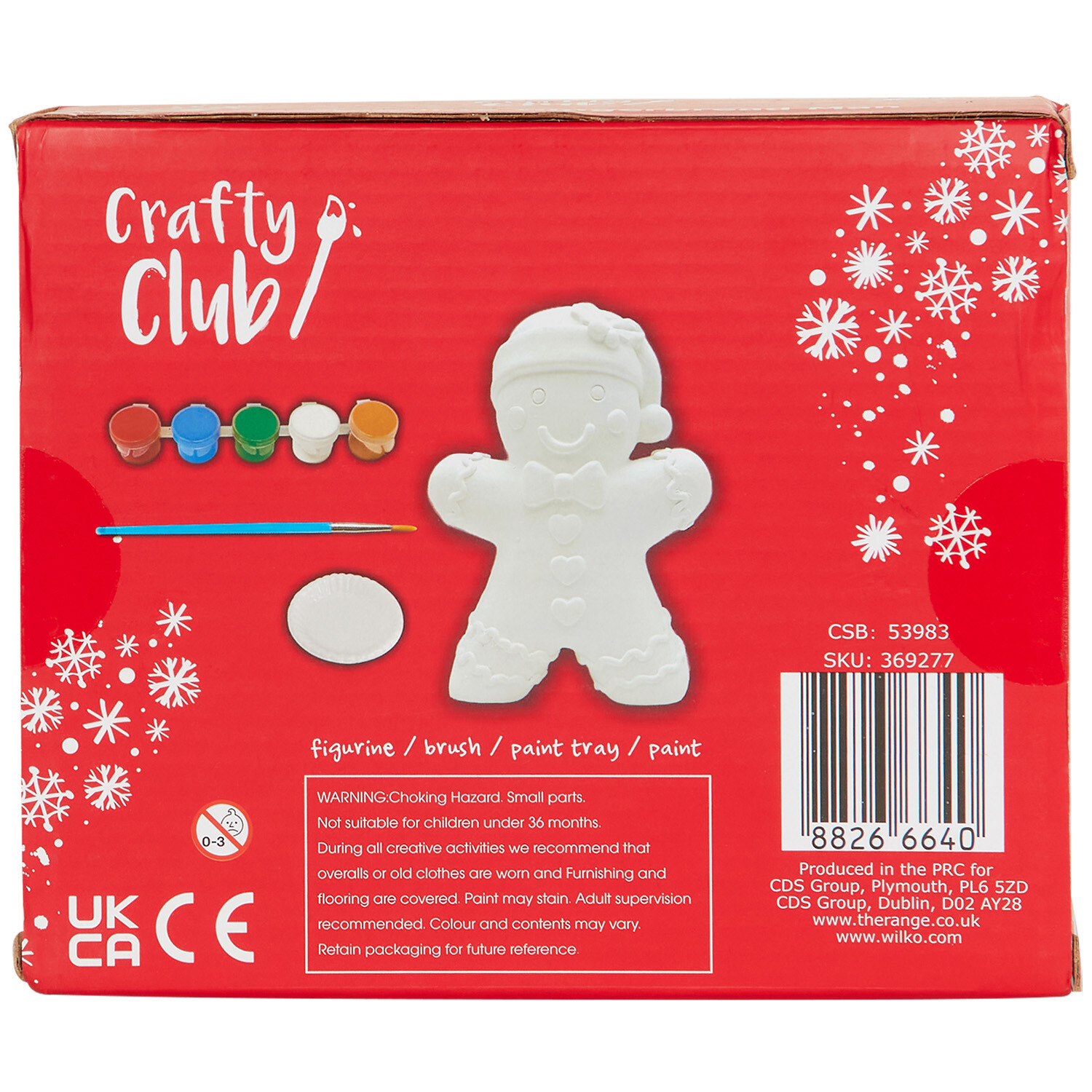 Paint Your Own Standing Gingerbread Man Image 4