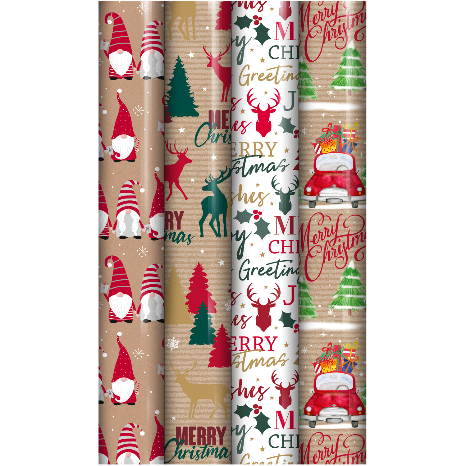 Sim Kraft No Shrink Gift Wrap - Multicolour Image