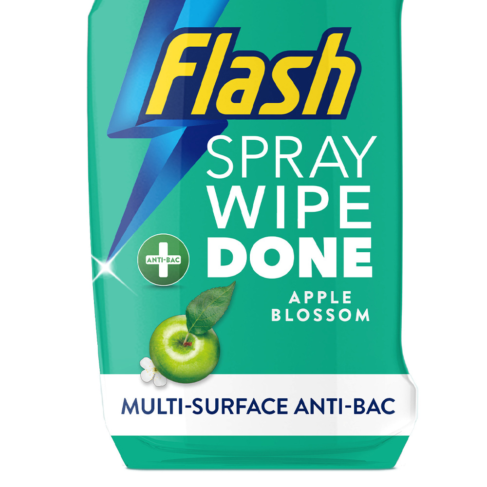 Flash Spray Wipe Done Antibacterial Cleaning Spray 800ml Image 3