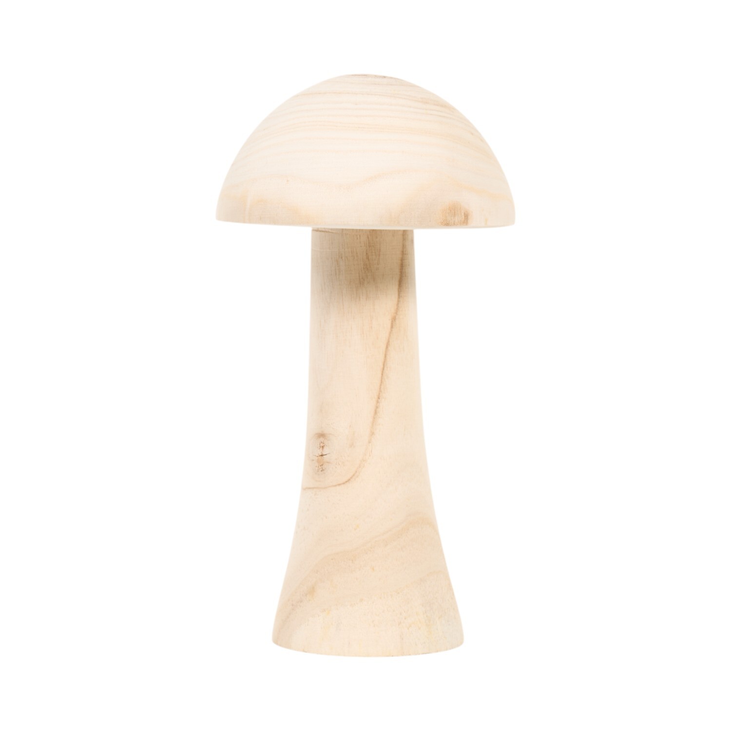 Wood Mushroom Ornament Natural Image 1