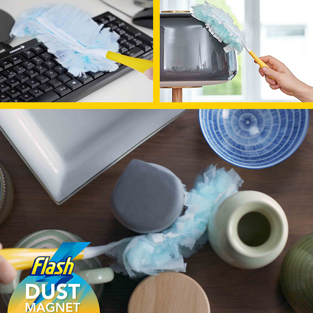 Flash Duster Dust Magnet Starter Kit (1 Handle + 4 Refills) Image 3