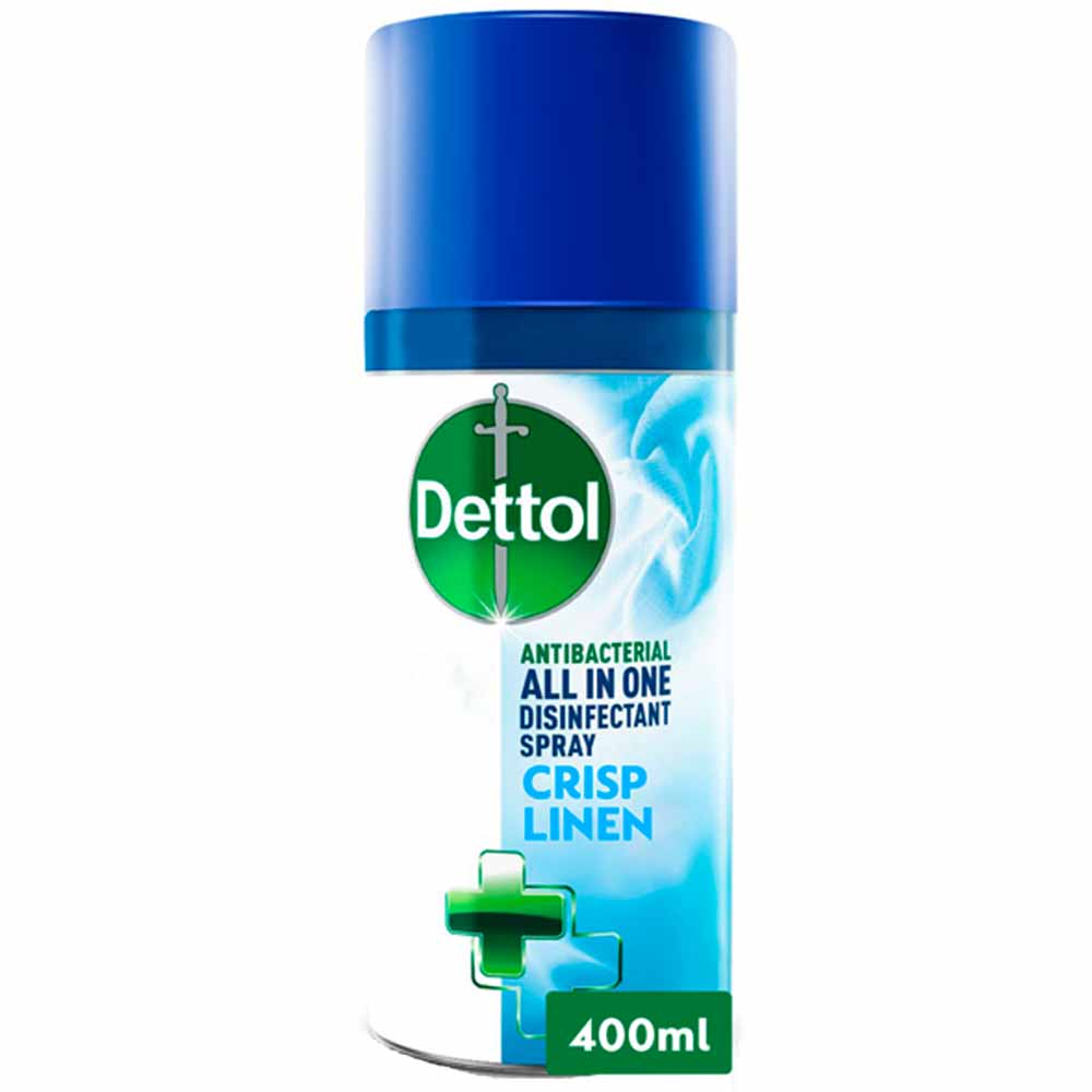 Dettol Crisp Linen Disinfectant 400ml Image 1