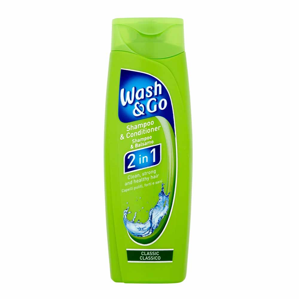 Wash & Go Universal 2 in 1 Shampoo and Conditioner  200ml  - wilko