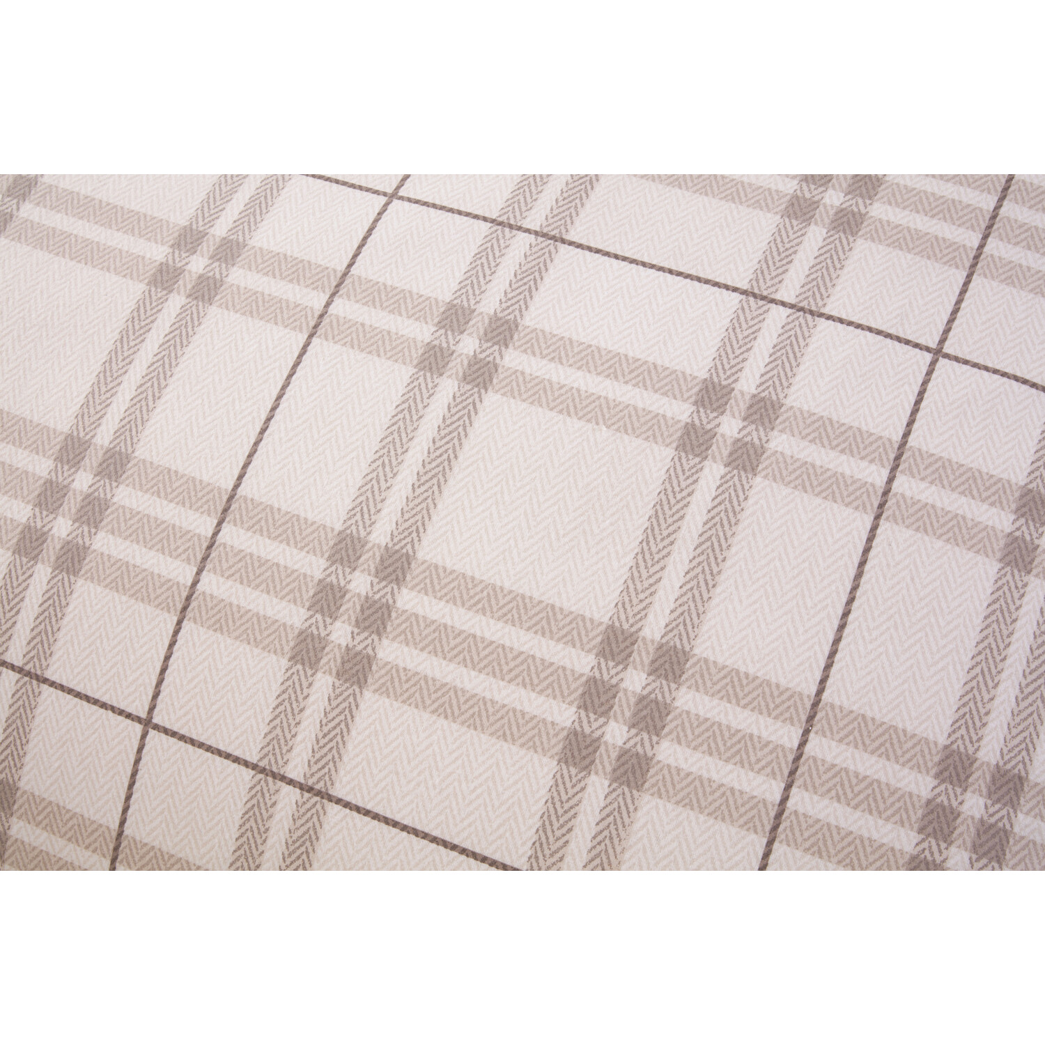 Fall Autumn Single Brown Check Duvet Cover and Pillowcase Set Image 6