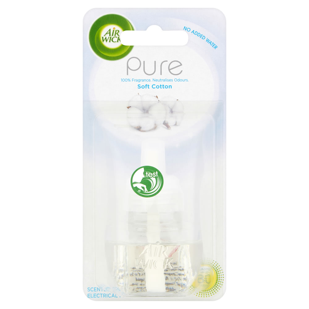 Air Wick Pure Soft Cotton Air Freshener Refill 19ml Image
