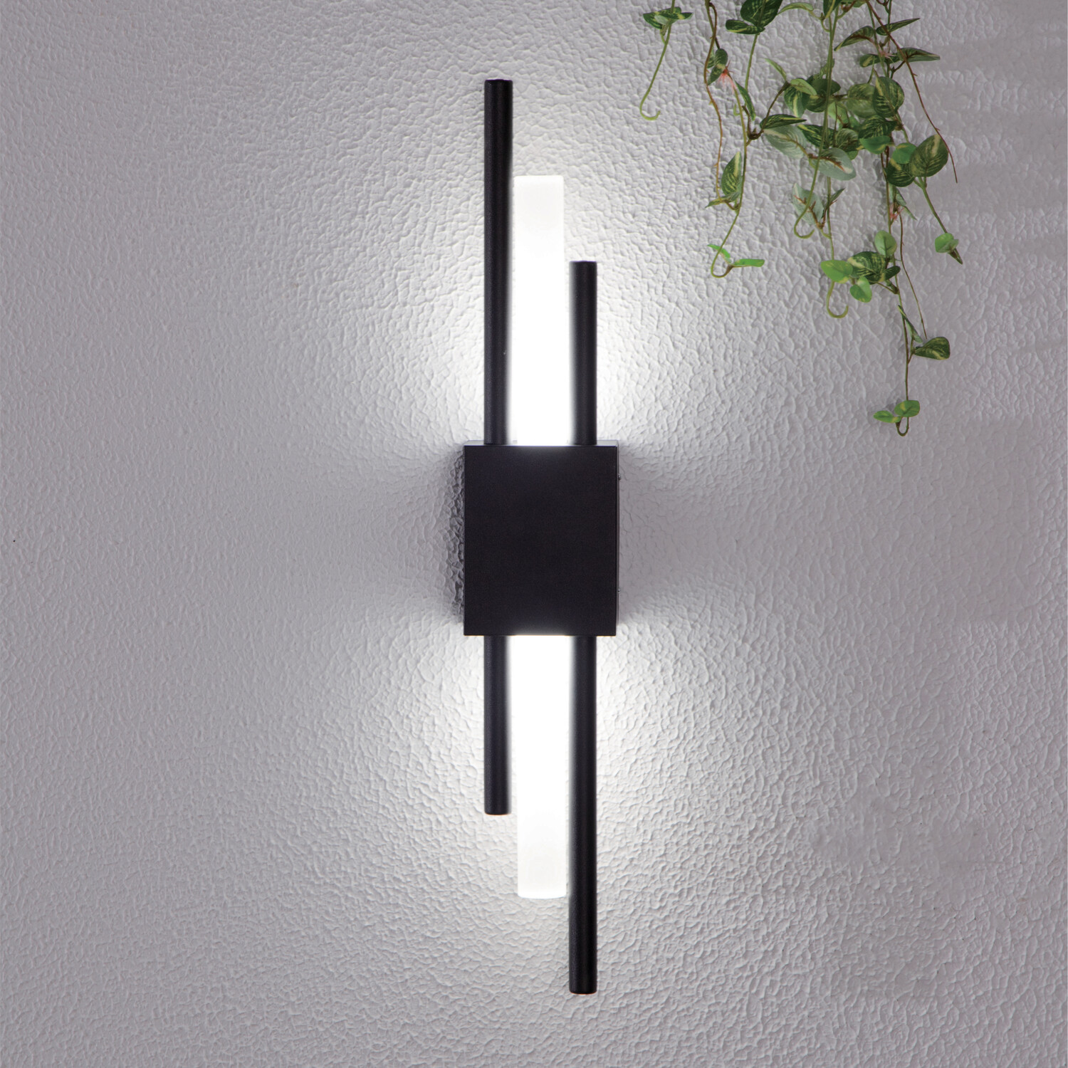 Preston Outdoor Wall Light Black Image 1