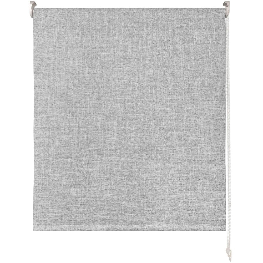 Textured Blackout Roller Blind Cloud 90cm Image 2