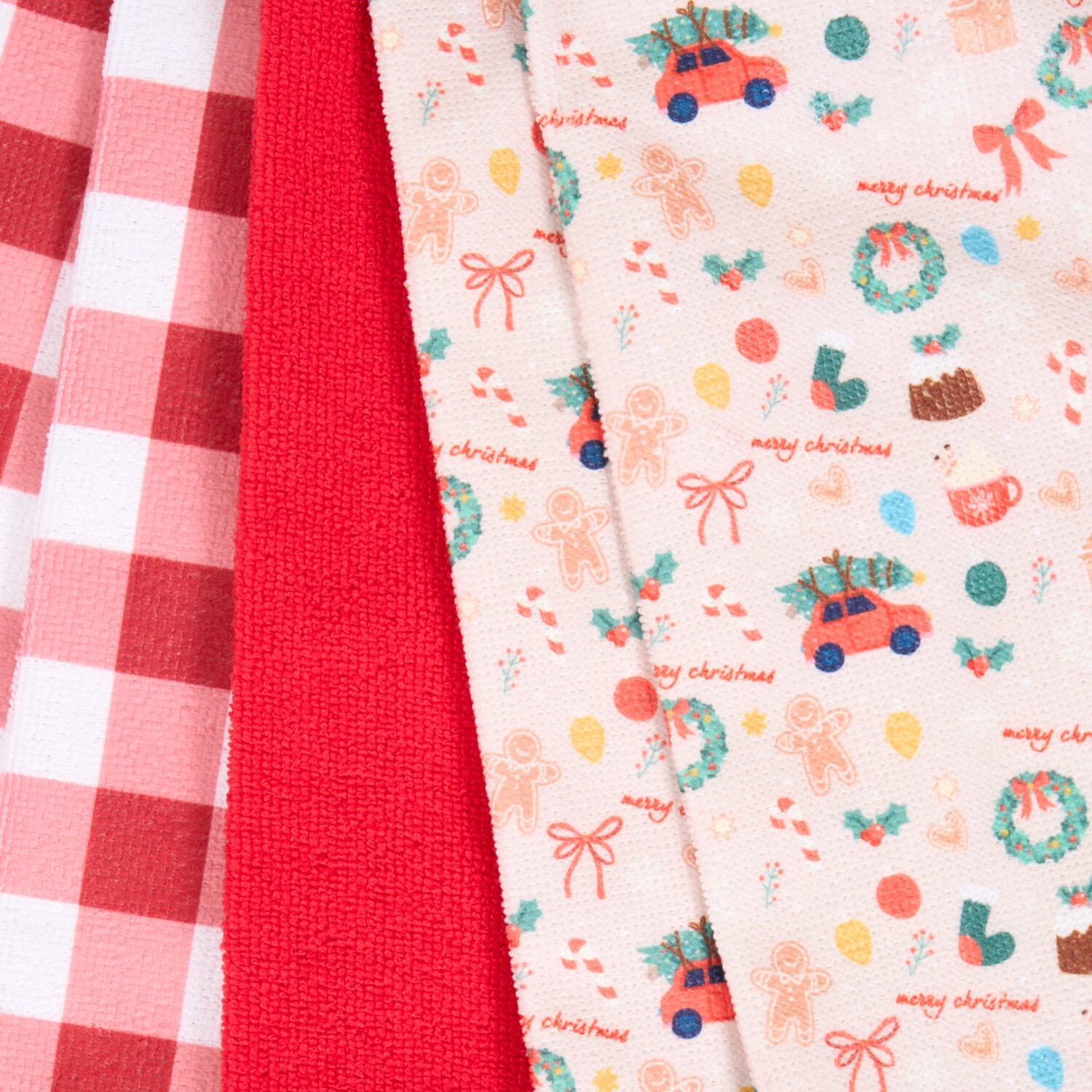 Pack of 5 Cosy Christmas Microfibre Cloths Image 5
