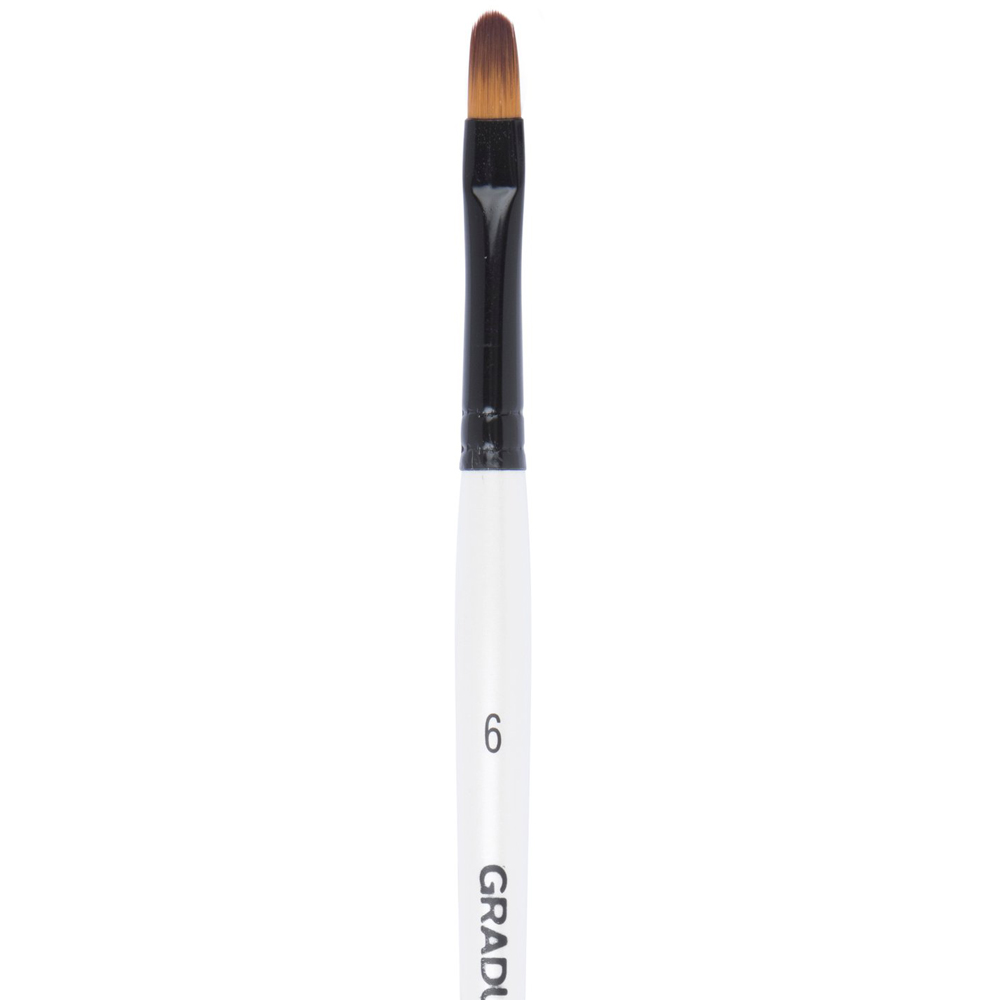 Daler-Rowney Graduate Synthetic Filbert Short Handle Brush - 6 Image 2
