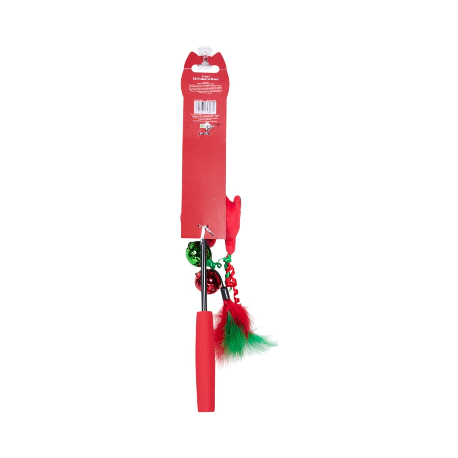 2 in 1 Christmas Cat WandRed Image 3