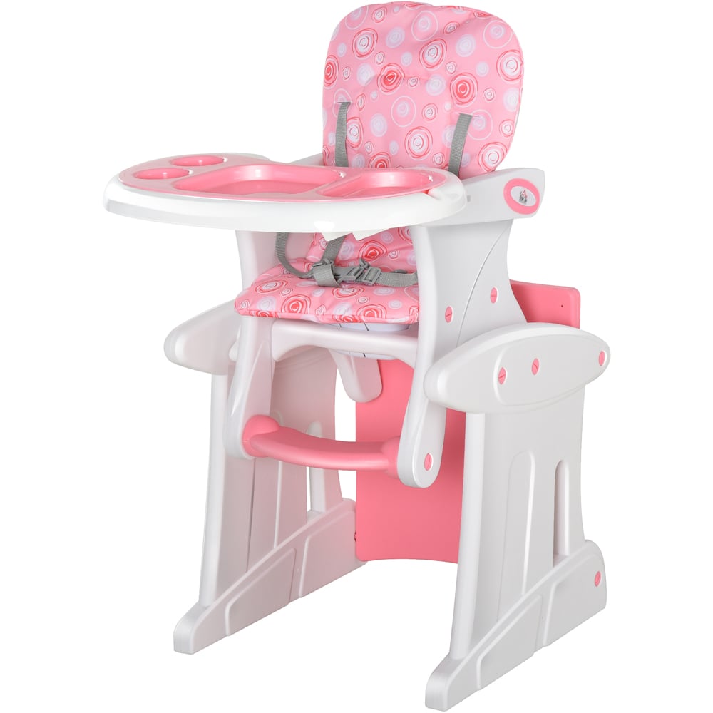 Portland Pink Baby High Chair Booster Seat Image 1