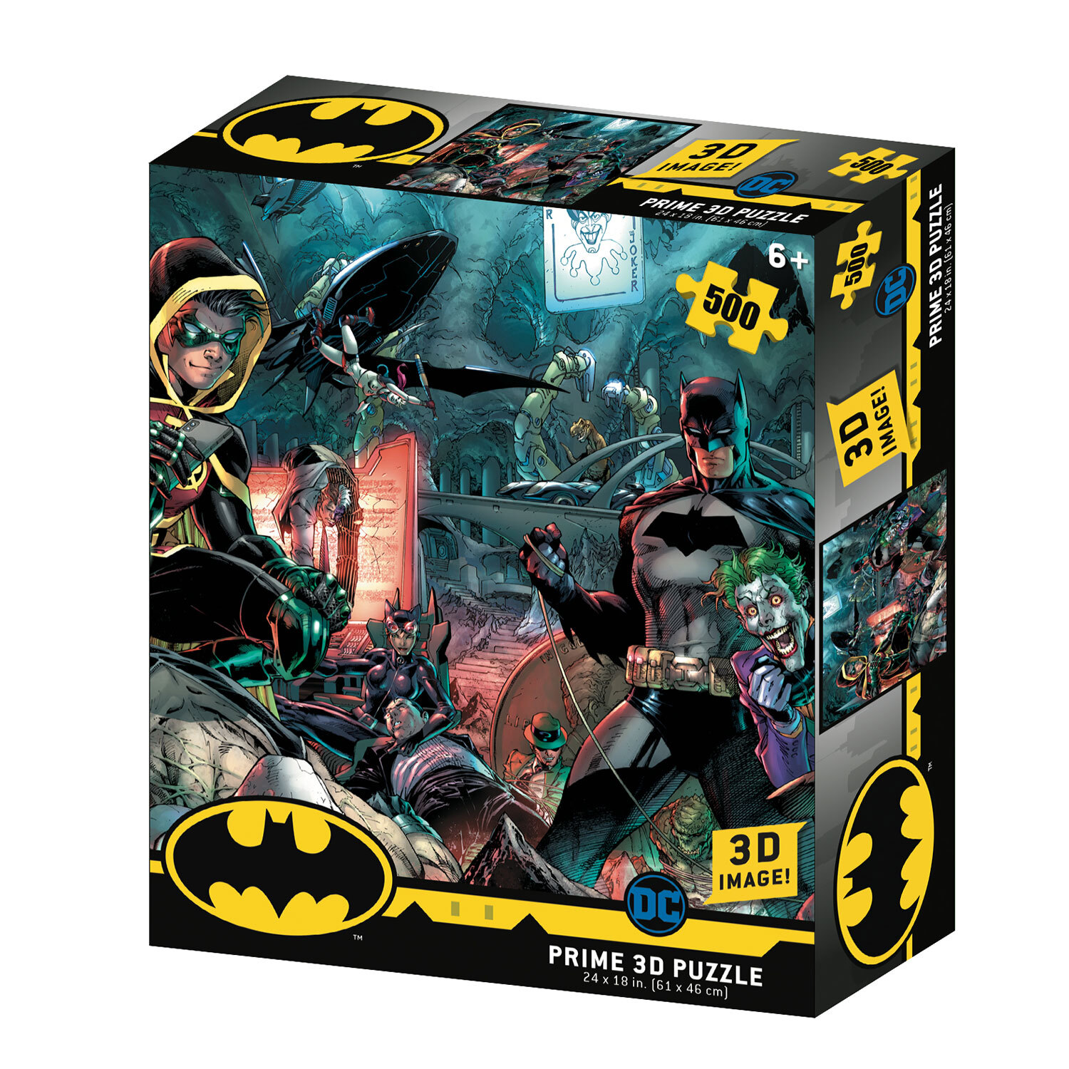 500-Piece Batman & Robin 3D Puzzle Image