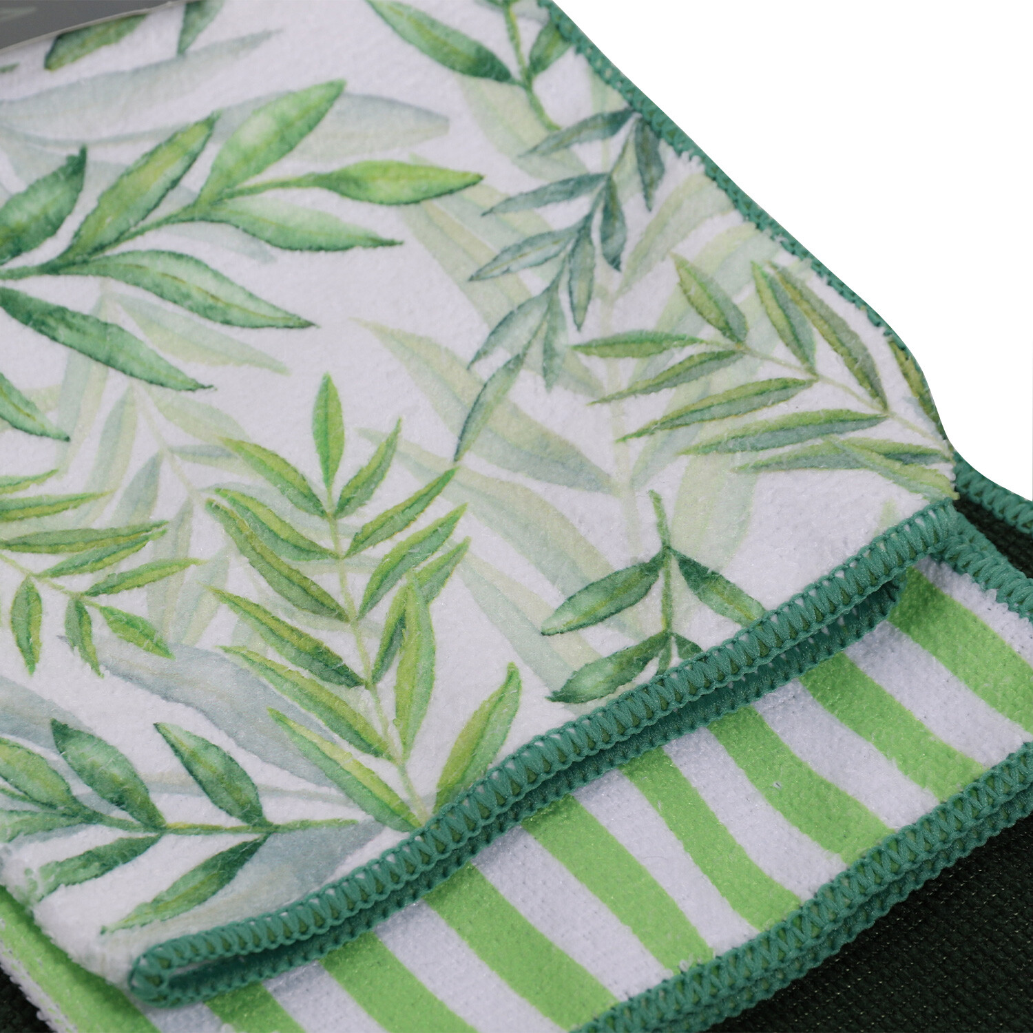 Pack of 3 Botanical Microfibre Cloths Image 3