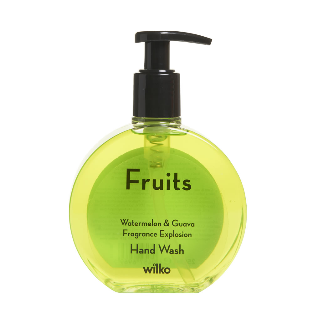 Wilko Fruits Watermelon and Guava Hand Wash 250ml Image