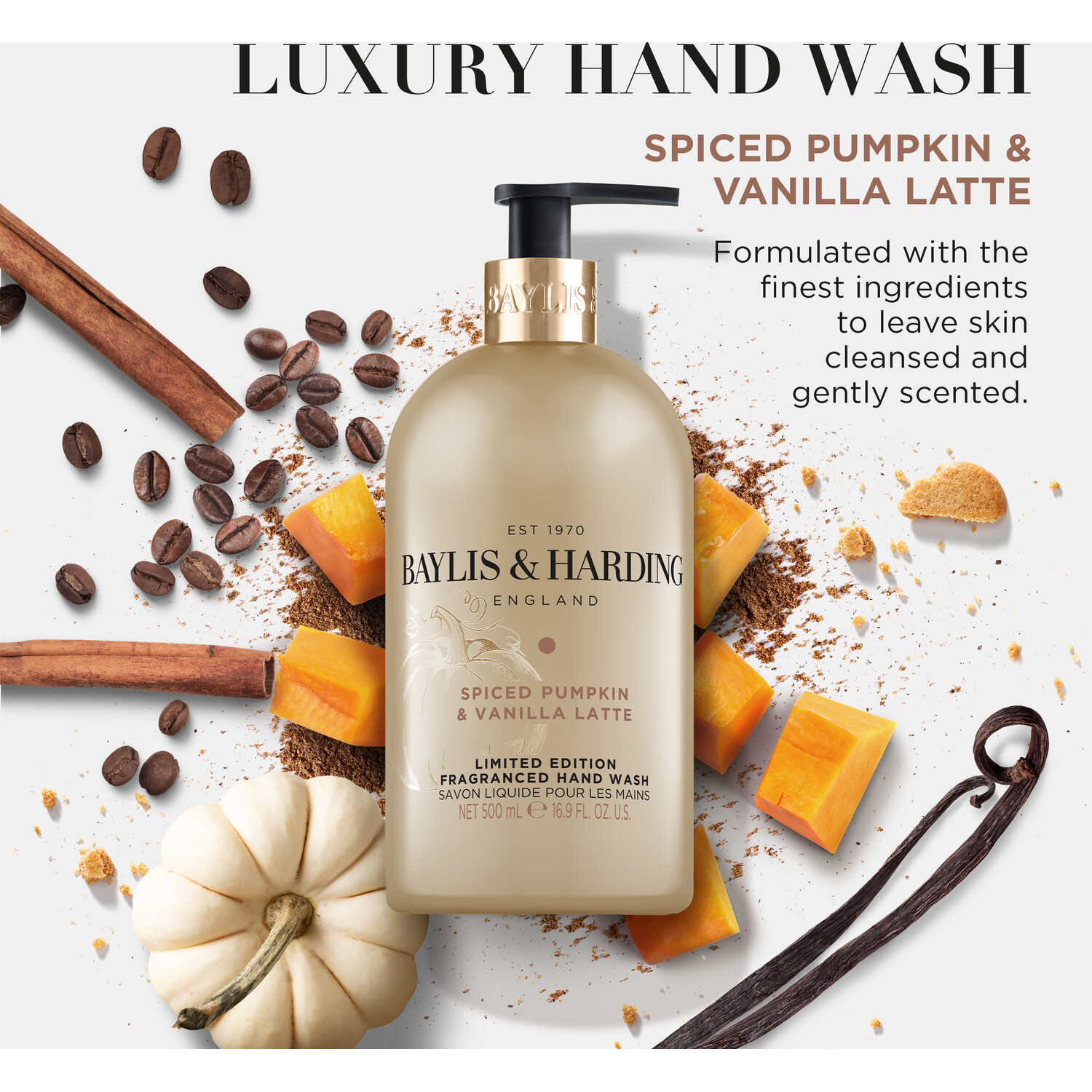 Baylis & Harding Fragranced Hand Wash 500ml Image 3