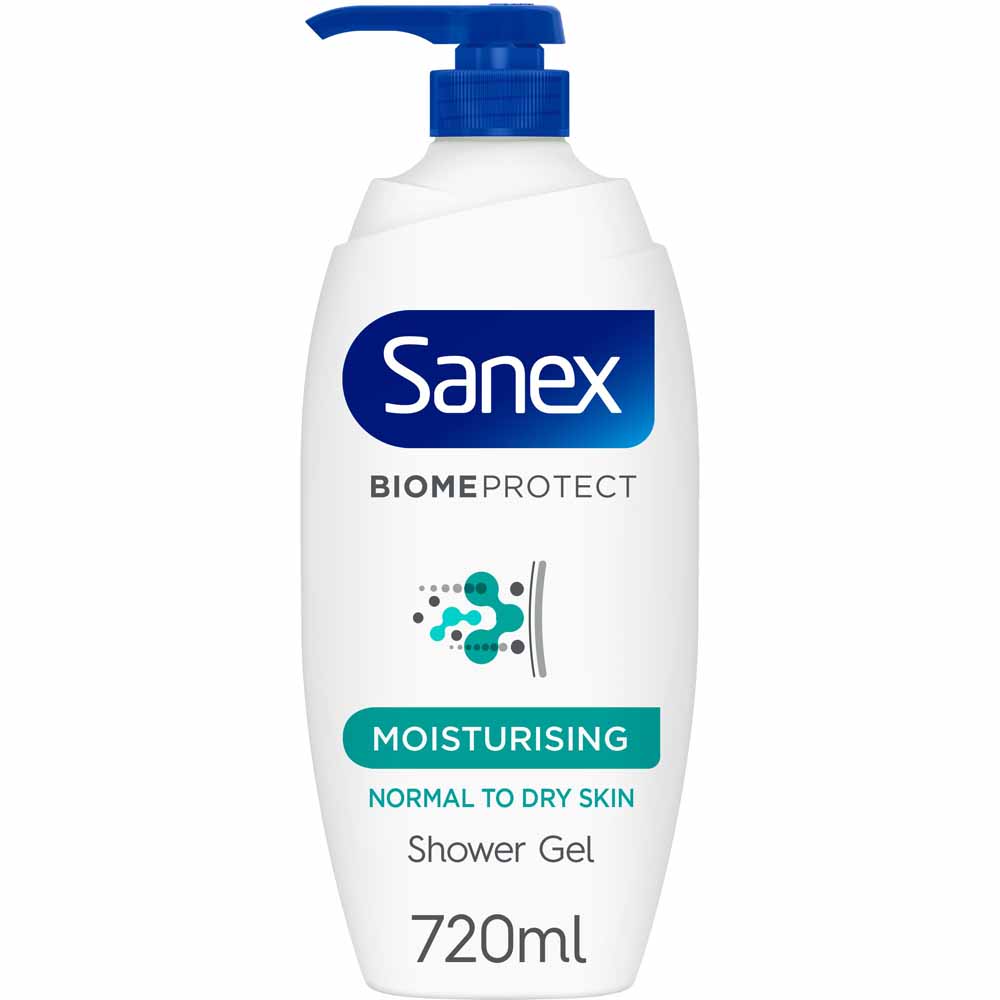 Sanex BiomeProtect Moisturising Shower Gel 720ml Wilko