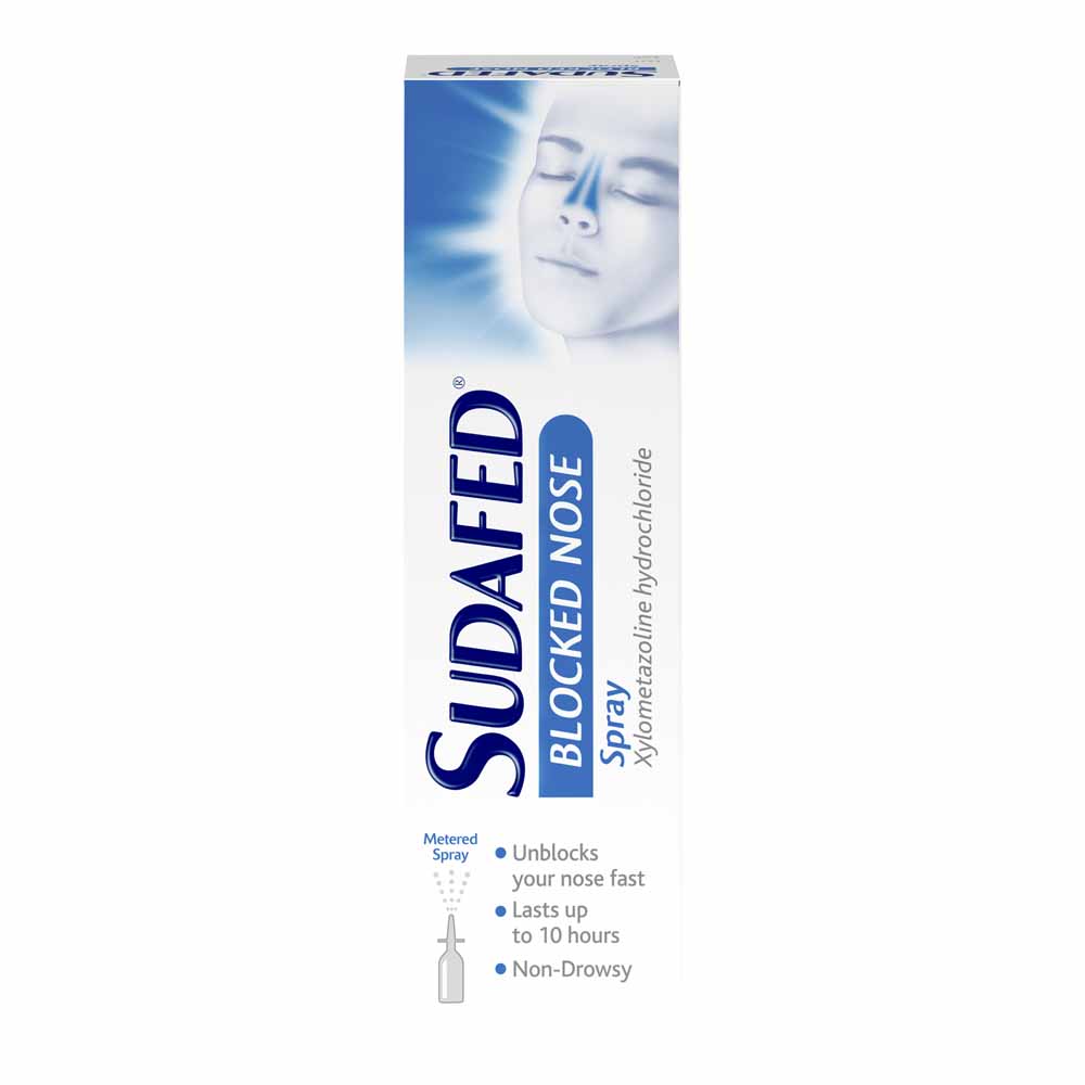Sudafed Blocked Nose Spray 15ml  - wilko