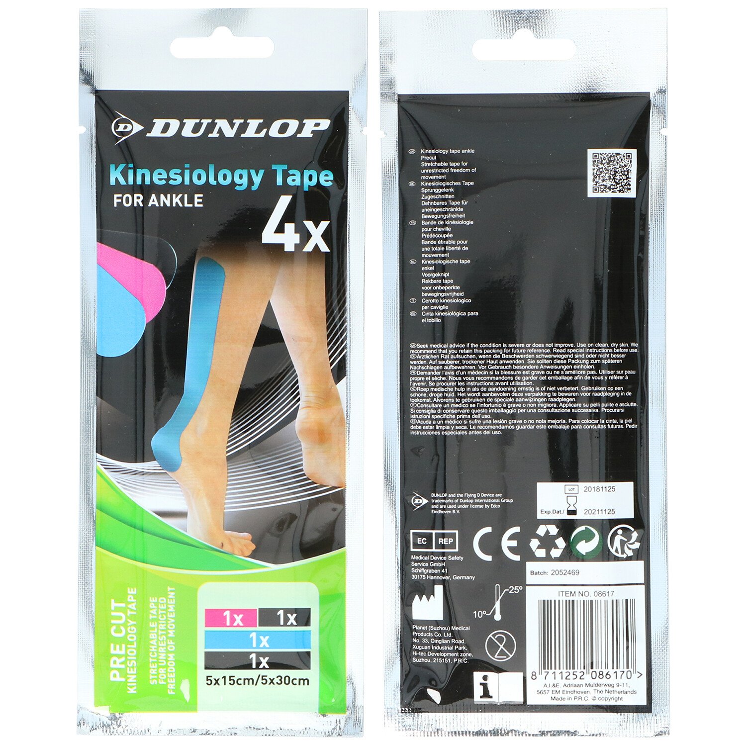 Dunlop Kinesiology Tape Ankle Image 1