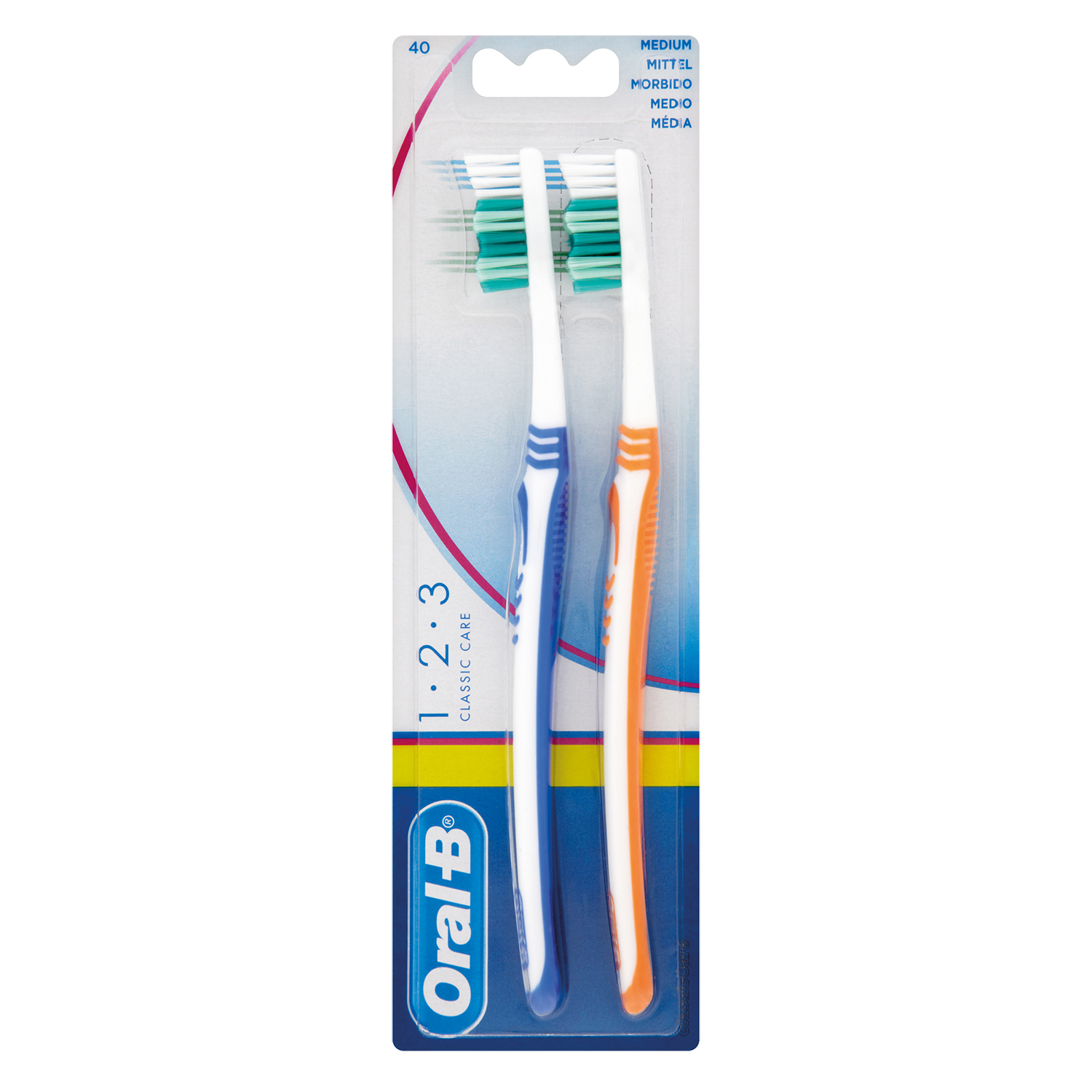 Oral B Classic Care Toothbrush Two Pack Image