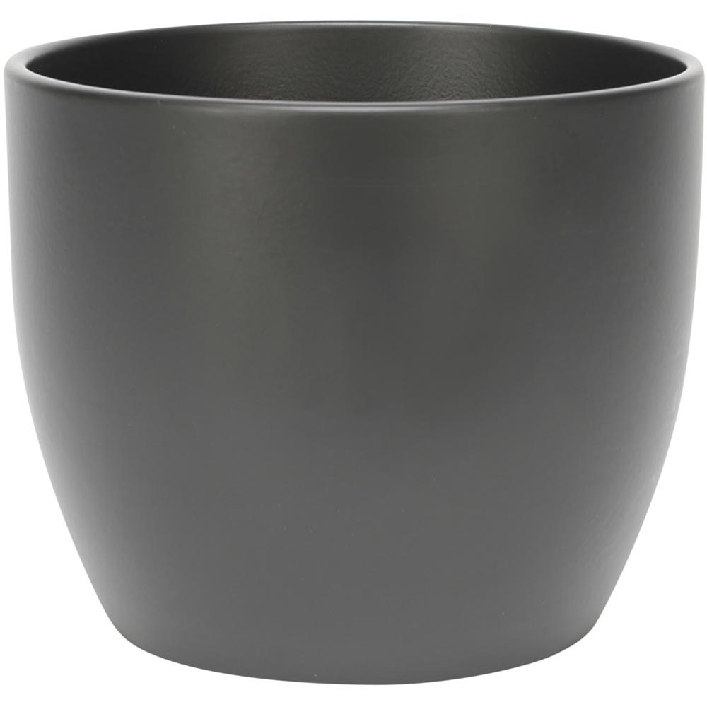 Wilko Black Indoor Planter 12cm Image