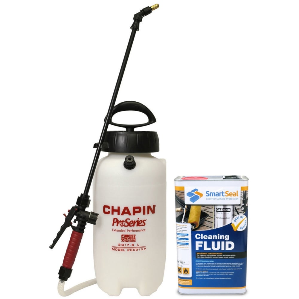 Smartseal Chapin Sprayer 7.6L and Cleaning Fluid 5L Bundle Image 1