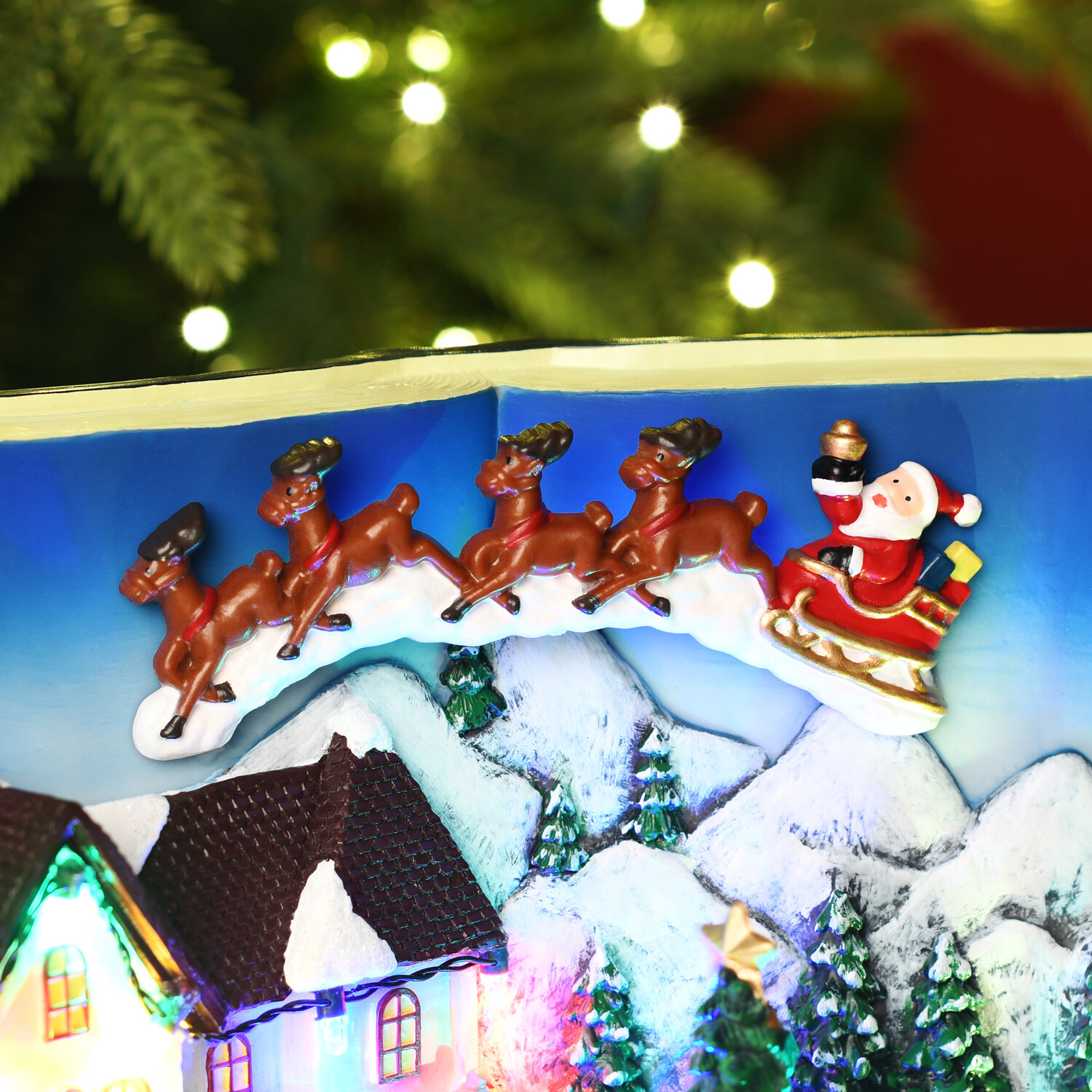 Festive Village Library Decoration Image 7