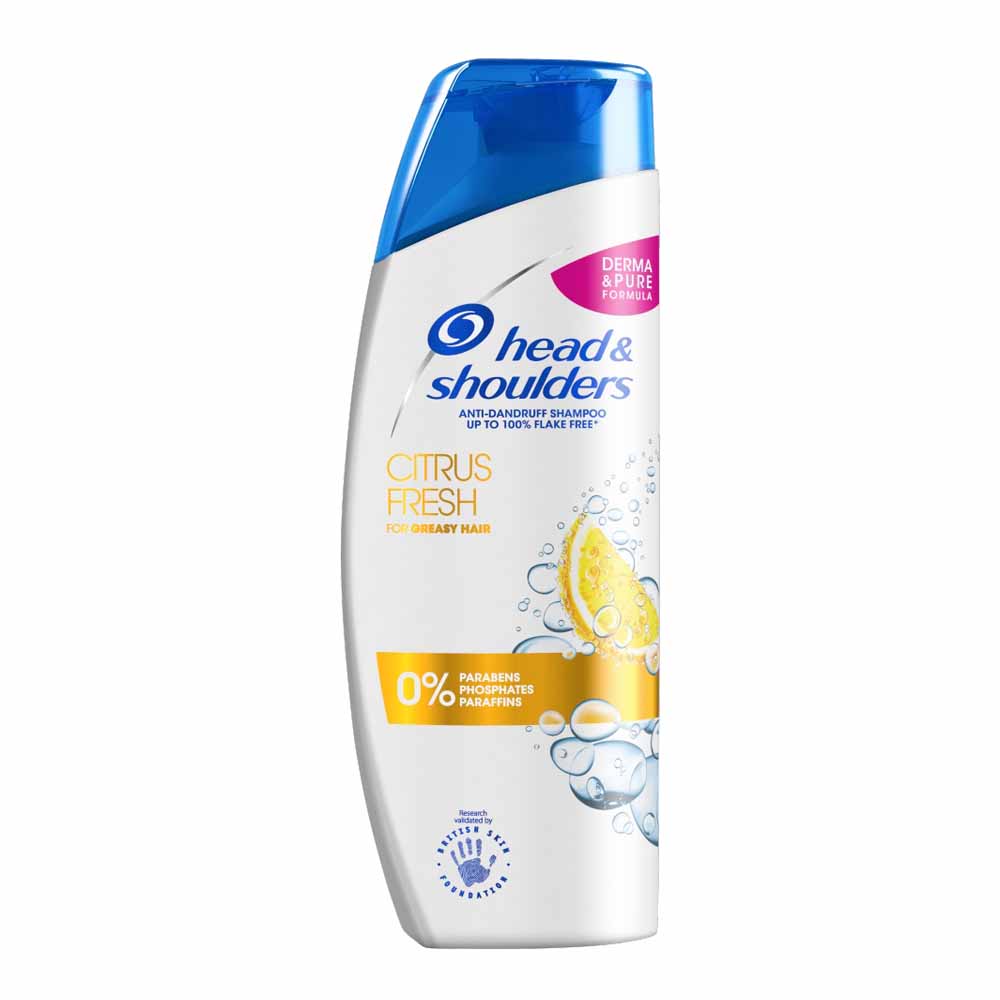 Head and Shoulders Citrus Fresh Anti Dandruff Shampoo 250ml Image 2