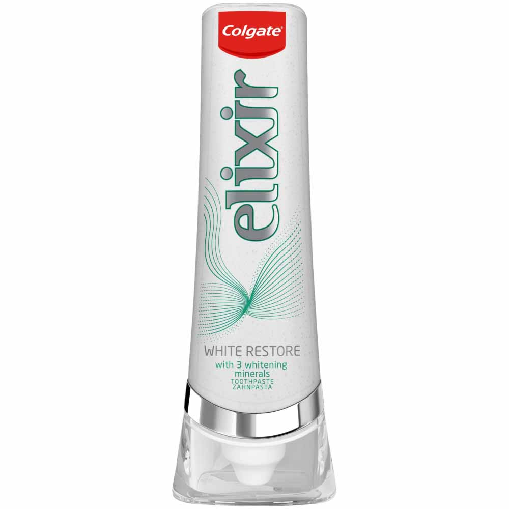 Colgate Elixir White Restore Whitening Toothpaste 80ml Wilko