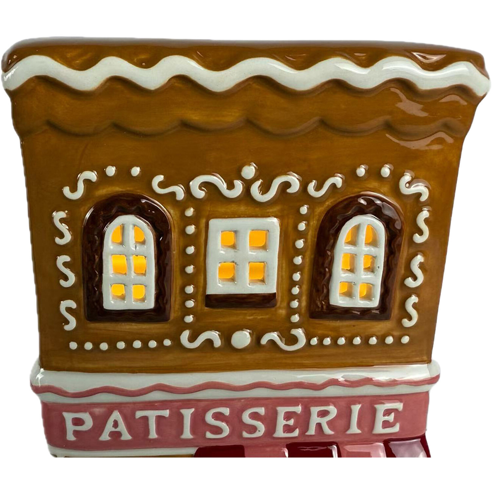 LED Gingerbread Patisserie Shop Decoration Brown Image 3