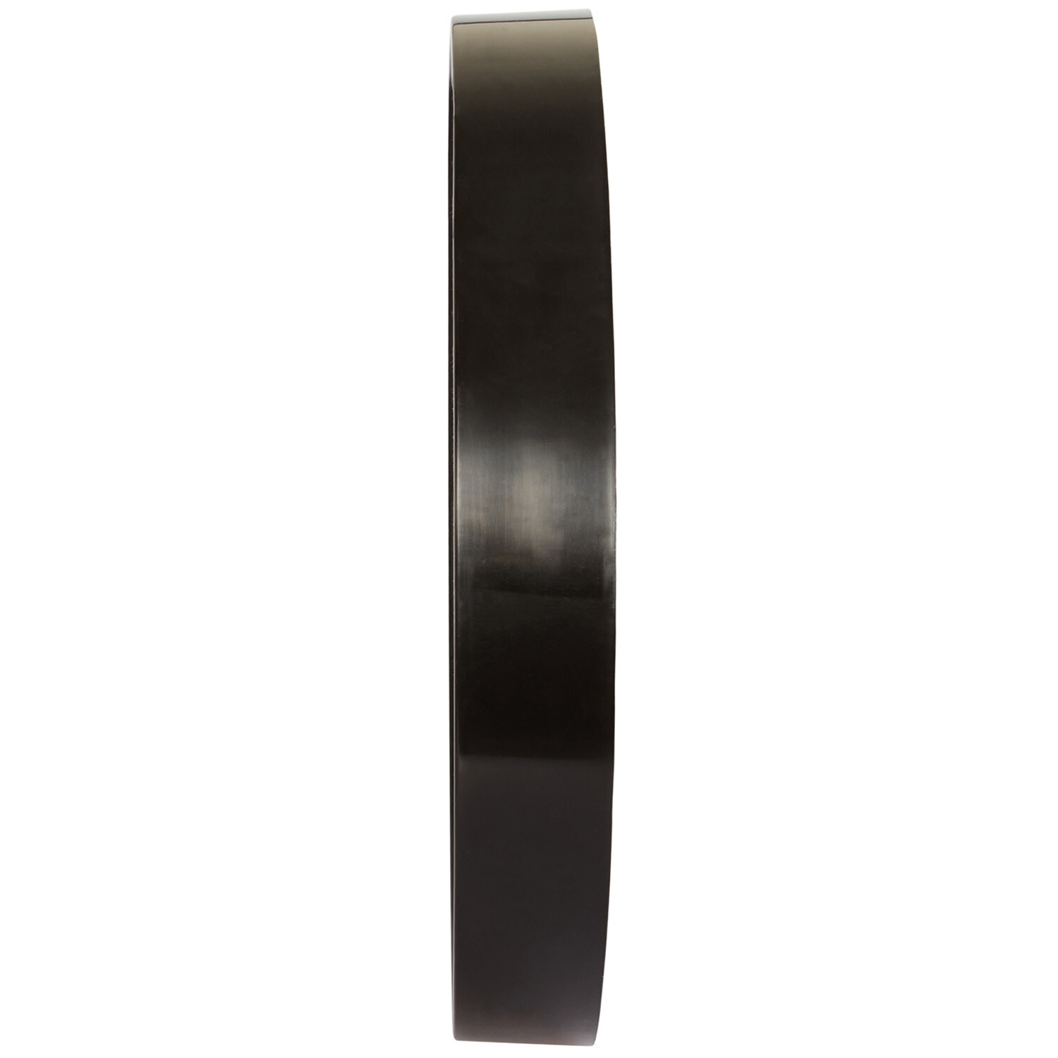 White and Black Modern Round Wall Clock 33cm Image 2