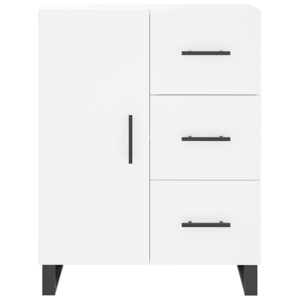 vidaXL 3 Door 3 Drawer White Highboard Image 8