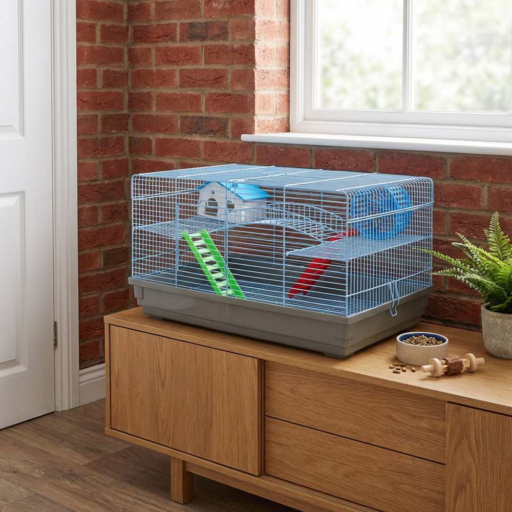 Shire Small Animal Blue Cage Image 6