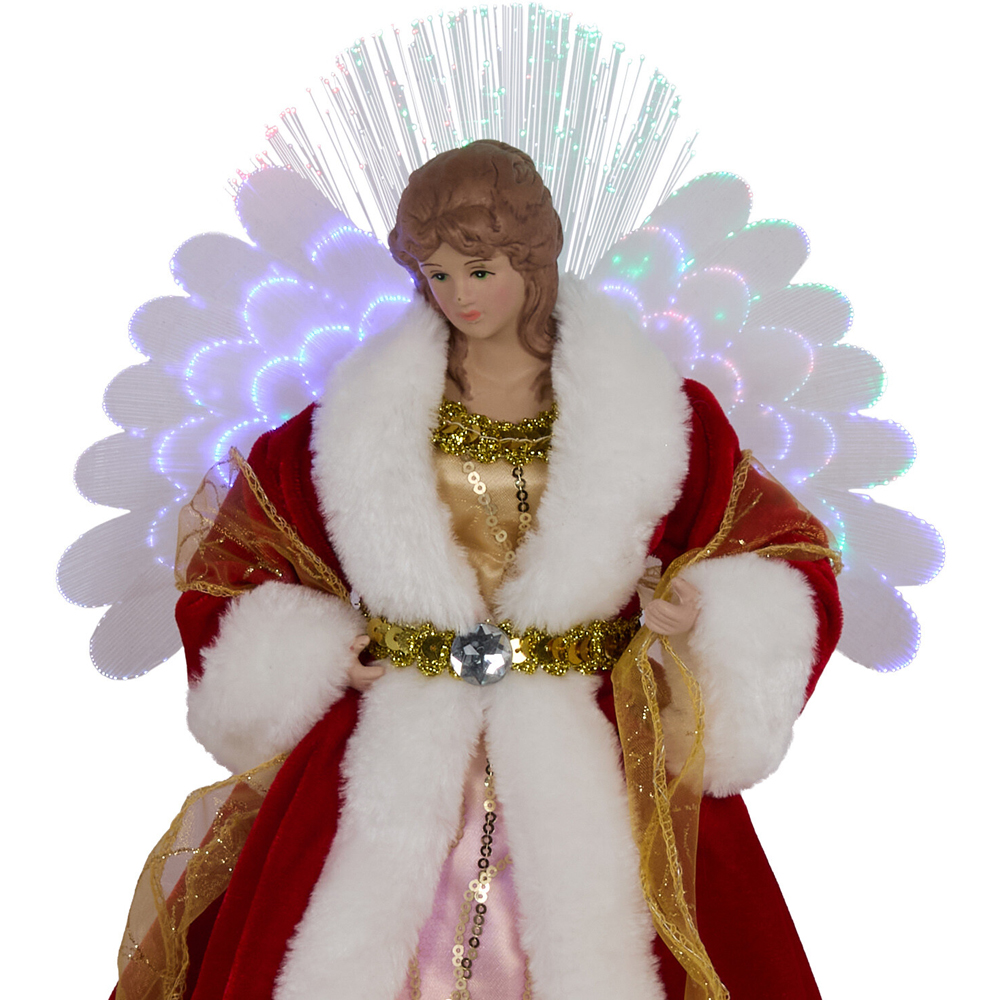 Christmas Angel with Fibre Optic Wings Decoration Image 2